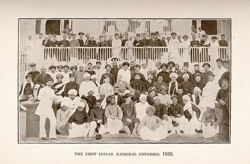 Miembros fundadores del Congreso Nacional Indio.