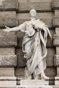 Estatua de Cicerón en el Palacio de la Justicia, Roma.