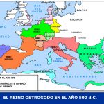 EL REINO OSTROGODO EN EL AÑO 500 d.C.